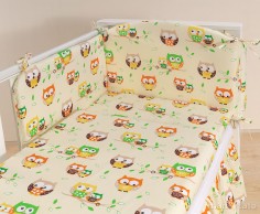 MAMO-TATO - Lenjerie patut 2 piese 120x60 Bird Beige MAMO-TATO - Lenjerie patut 2 piese 120x60 Bird Beige1