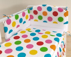 MAMO-TATO - Lenjerie patut 2 piese 120x60 Dots MAMO-TATO - Lenjerie patut 2 piese 120x60 Dots1