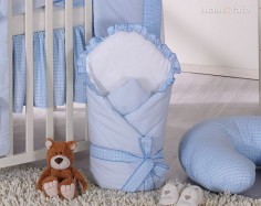 MAMO-TATO - Paturica PortBebe 2 in 1 Ursulet si Iepuras Bleu MAMO-TATO - Paturica PortBebe 2 in 1 Ursulet si Iepuras Bleu1