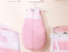 MAMO-TATO - Sac de dormit Cute Bird Pink 84 cm