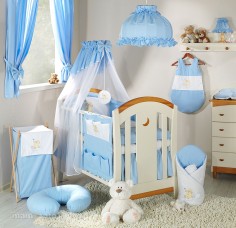 MAMO-TATO - Lenjerie patut 5 piese 120x60 Ursulet Bleu MAMO-TATO - Lenjerie patut 5 piese 120x60 Ursulet Bleu1