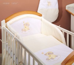 MAMO-TATO - Lenjerie patut 2 piese 120x60 Ursulet Crem MAMO-TATO - Lenjerie patut 2 piese 120x60 Ursulet Crem1