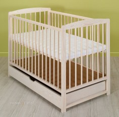 MAMO-TATO - Patut din lemn Maja Beige MAMO-TATO - Patut din lemn Maja Beige1