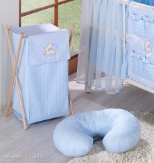 MAMO-TATO - Perna de alaptat Ursulet si Iepuras Bleu MAMO-TATO - Perna de alaptat Ursulet si Iepuras Bleu1